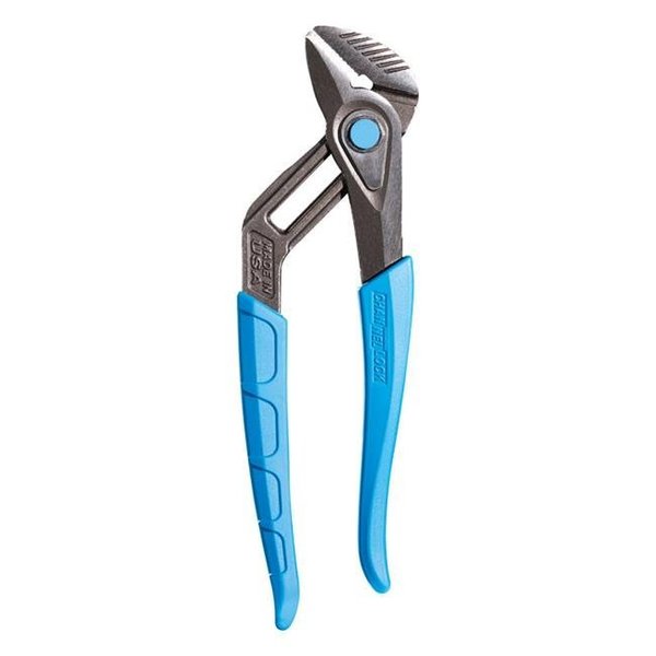 Channellock Channellock 2885556 9.5 in. Carbon Steel Push Button Tongue & Groove Pliers; Blue 2885556